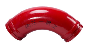 Отвод стальной для труб автобетононасоса 90R180 (50000-60000cbm) Для автобетононасоса