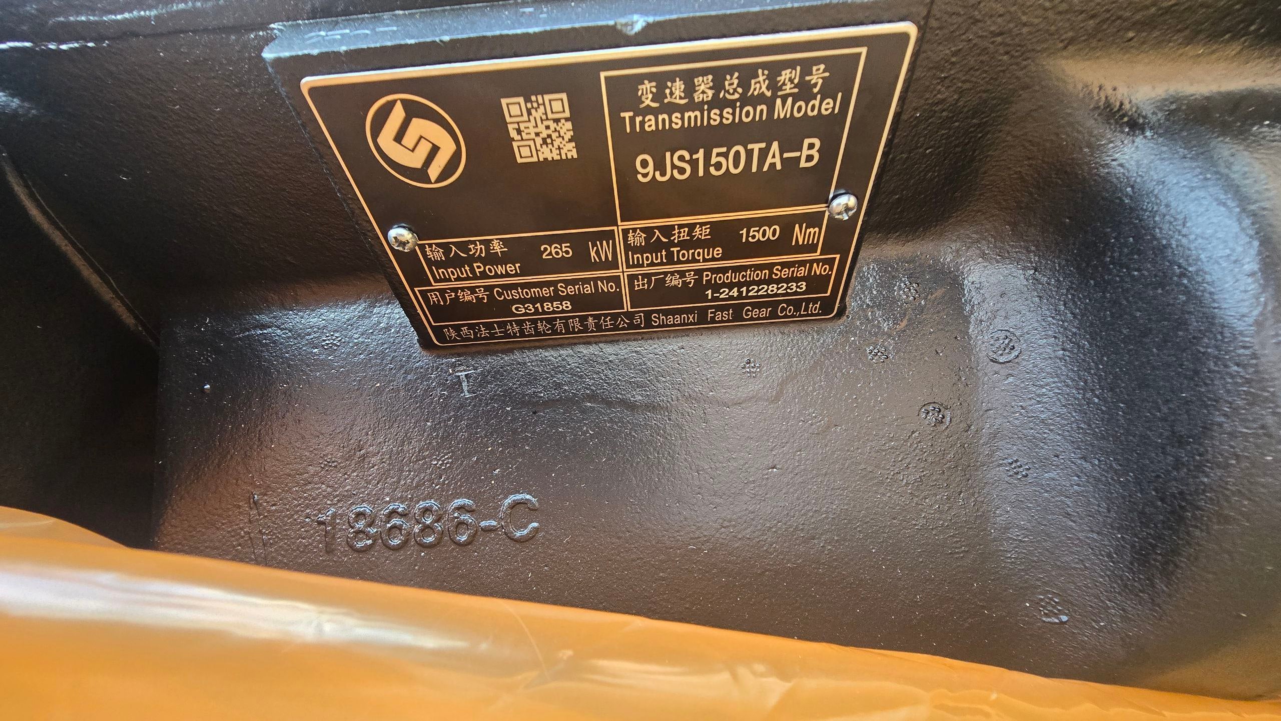 Коробка передач 9JS150TA-B бренда Shaft-Gear – это 9-ти ступенчатая синхронизированная коробка передач с двумя промежуточными валами. SANY Миксер КПП