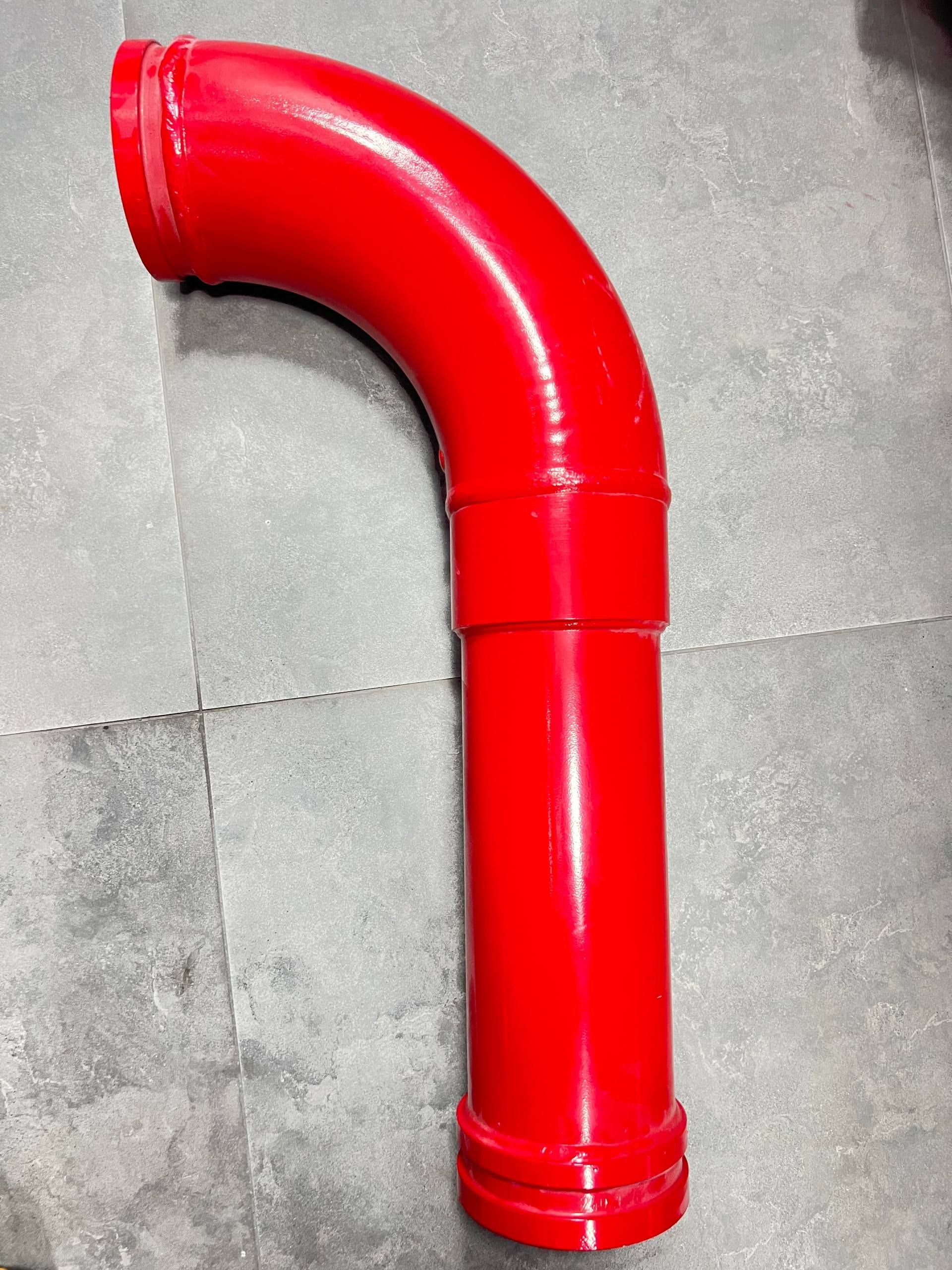 Отвод стальной для труб автобетононасоса 90R275L411  （50000-60000CBM）